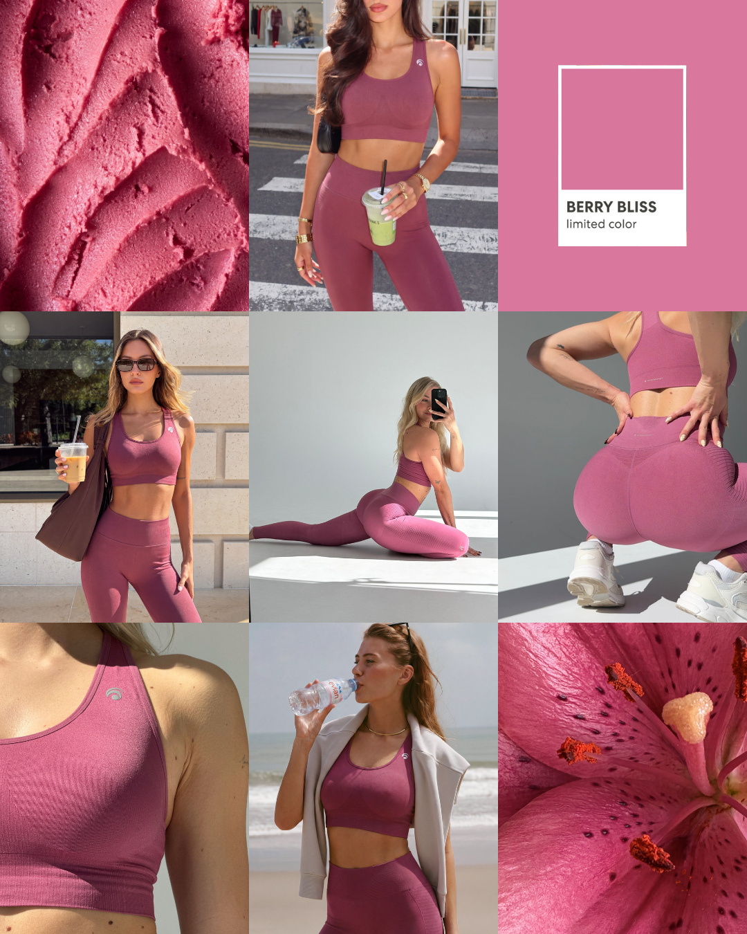 OceansApart berry-bliss Beverly Set, 9-tile mood-board creative